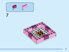 LEGO 40679 instructions page 9 – build guide