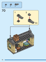 LEGO 40680 instructions page 74 – build guide