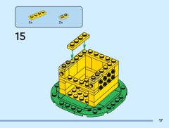 LEGO 40697 instructions page 17 – build guide
