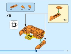 LEGO 40697 instructions page 61 – build guide