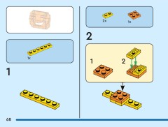 LEGO 40697 instructions page 68 – build guide