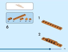 LEGO 40697 instructions page 71 – build guide