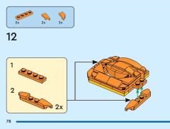 LEGO 40697 instructions page 78 – build guide