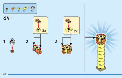 LEGO 40708 instructions page 62 – build guide