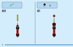 LEGO 40708 instructions page 74 – build guide