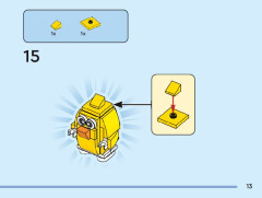 LEGO 40709 instructions page 13 – build guide