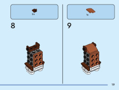LEGO 40709 instructions page 19 – build guide