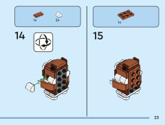 LEGO 40709 instructions page 23 – build guide