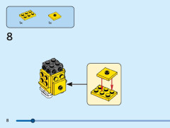 LEGO 40709 instructions page 8 – build guide