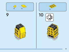 LEGO 40709 instructions page 9 – build guide