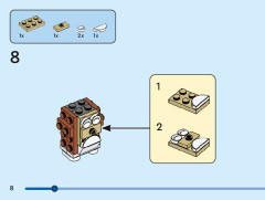 LEGO 40711 instructions page 8 – build guide