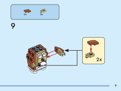 LEGO 40711 instructions page 9 – build guide