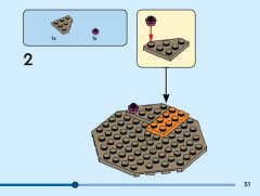 LEGO 40716 instructions page 51 – build guide