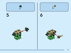 LEGO 40716 instructions page 7 – build guide