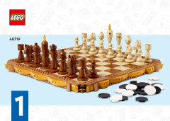 LEGO 40719 instructions page 1 – build guide