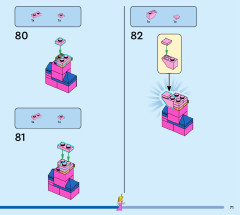 LEGO 40720 instructions page 71 – build guide