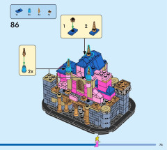 LEGO 40720 instructions page 75 – build guide