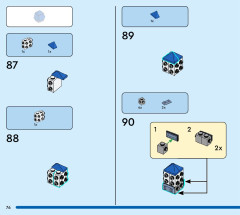 LEGO 40720 instructions page 76 – build guide