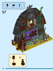 LEGO 40721 instructions page 70 – build guide