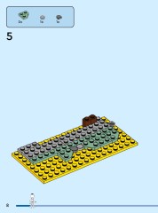 LEGO 40721 instructions page 8 – build guide
