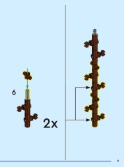 LEGO 40725 instructions page 9 – build guide