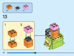 LEGO 40749 instructions page 10 – build guide