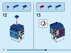 LEGO 40749 instructions page 10 – build guide