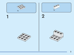 LEGO 40749 instructions page 3 – build guide