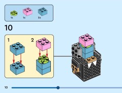 LEGO 40750 instructions page 10 – build guide