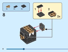 LEGO 40750 instructions page 8 – build guide