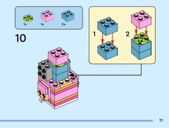 LEGO 40750 instructions page 11 – build guide