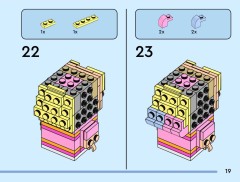 LEGO 40750 instructions page 19 – build guide