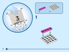 LEGO 40750 instructions page 2 – build guide