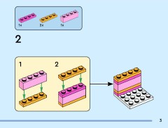 LEGO 40750 instructions page 3 – build guide