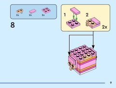 LEGO 40750 instructions page 9 – build guide
