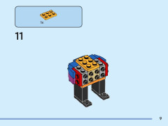 LEGO 40752 instructions page 9 – build guide