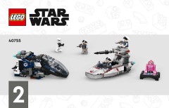 LEGO 40755 instructions page 1 – build guide