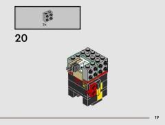 LEGO 40791 instructions page 19 – build guide