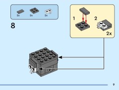 LEGO 40793 instructions page 9 – build guide
