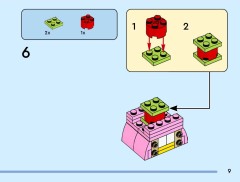 LEGO 40794 instructions page 9 – build guide