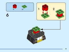 LEGO 40794 instructions page 9 – build guide