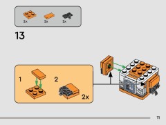 LEGO 40795 instructions page 11 – build guide
