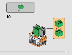LEGO 40795 instructions page 13 – build guide
