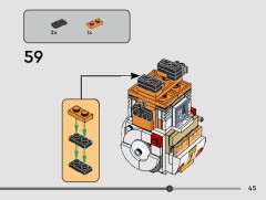 LEGO 40795 instructions page 45 – build guide