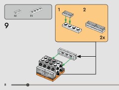 LEGO 40795 instructions page 8 – build guide