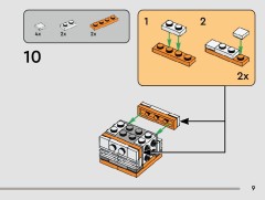 LEGO 40795 instructions page 9 – build guide