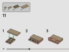 LEGO 40796 instructions page 10 – build guide