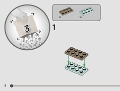 LEGO 40796 instructions page 2 – build guide
