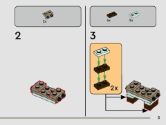 LEGO 40796 instructions page 3 – build guide
