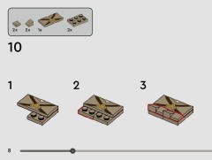 LEGO 40796 instructions page 8 – build guide